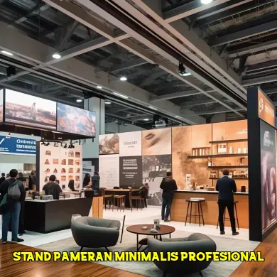 stand pameran minimalis profesional